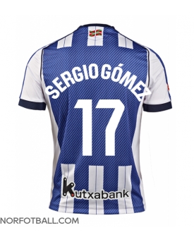 Billige Fotballdrakt Real Sociedad Sergio Gomez #17 Replika Hjemmedrakt 2025-26 Kortermet